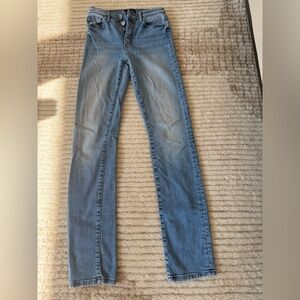 Black Orchid Straight Leg Light Blue Denim Jeans